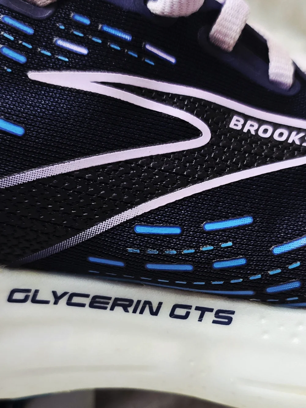 Brooks Glycerin GTS 20 Women's Running Shoes Size 10 B Medium Blue Purple